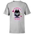 thumbnail image 1 of Disney Villains Maleficent You Repulse Me the Least - Short Sleeve T-Shirt for Kids - Customized-Athletic Heather, 1 of 5