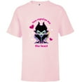 thumbnail image 1 of Disney Villains Maleficent You Repulse Me the Least - Short Sleeve T-Shirt for Kids - Customized-Soft Pink, 1 of 5