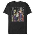 thumbnail image 1 of Men's Disney Princesses Artistic Bad Girl  Graphic Tee Black Small, 1 of 4