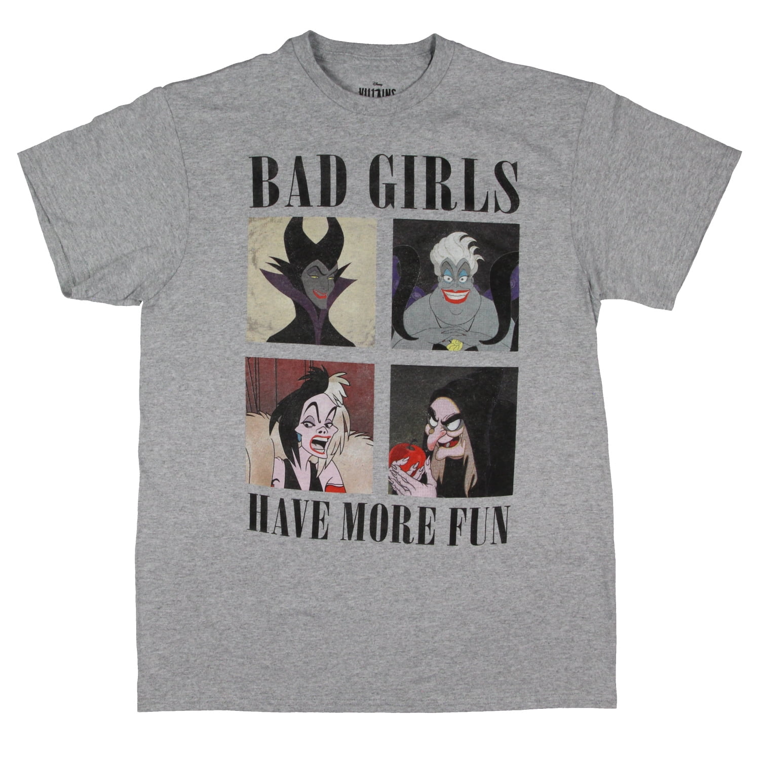 Disney Villains Shirt Men's Bad Girls Cruella Ursula