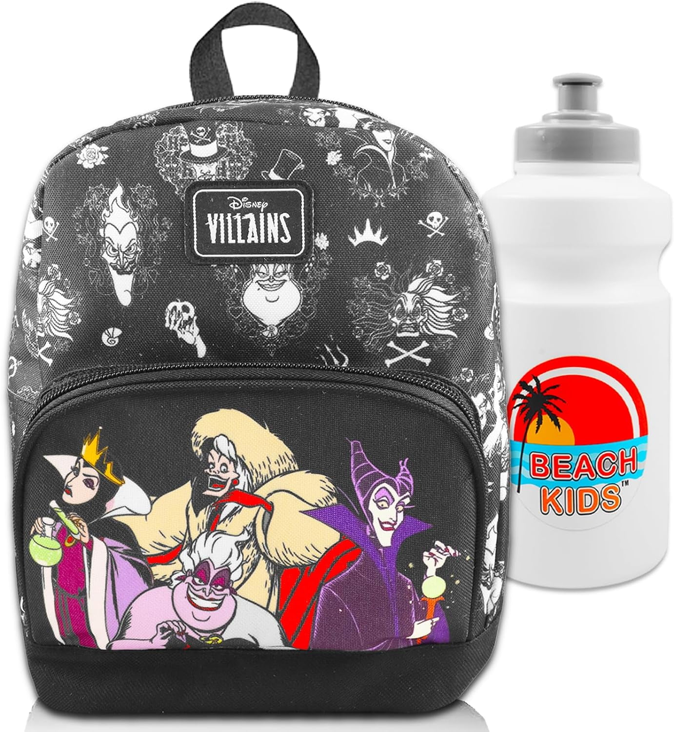 Disney Villains Mini Backpack Set 10” Canvas Disney Villains Backpack