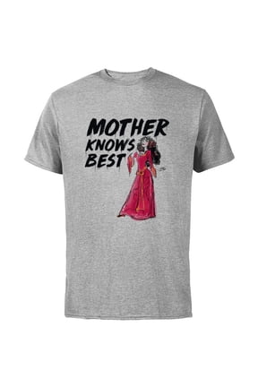 Villains Mother Gothel Knows Best - Short Sleeve Cotton T-Shirt for Adults - Customized-Athletic Heather