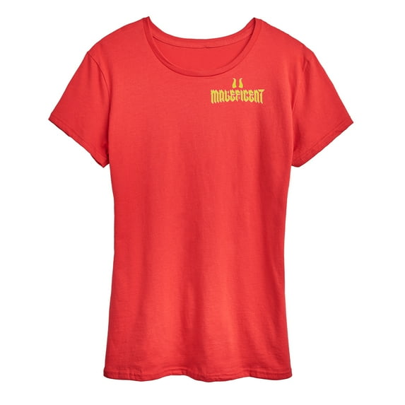 Disney Villains - Neon Poster Maleficent - Women's Short Sleeve Graphic T-Shirt