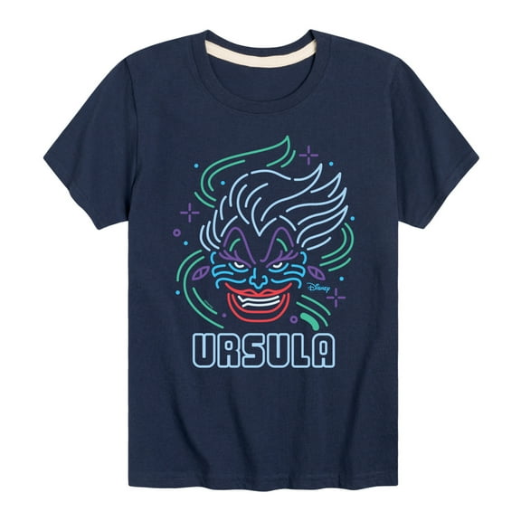 Disney Villains - Neon Ursula - Toddler & Youth Short Sleeve Graphic T-Shirt