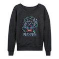 thumbnail image 1 of Disney Villains - Neon Ursula - Women's Lightweight French Terry Long Sleeve Shirt, 1 of 5