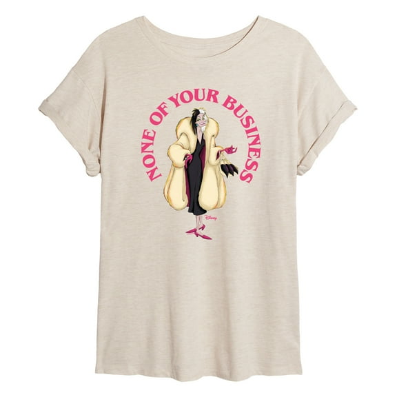 Disney Villains - None Of Ur Business - Juniors Ideal Flowy Muscle T-Shirt