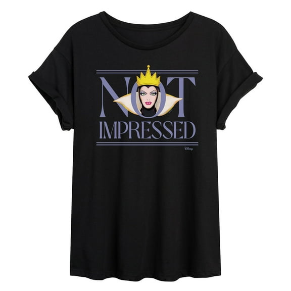 Disney Villains - Not Impressed - Juniors Ideal Flowy Muscle T-Shirt