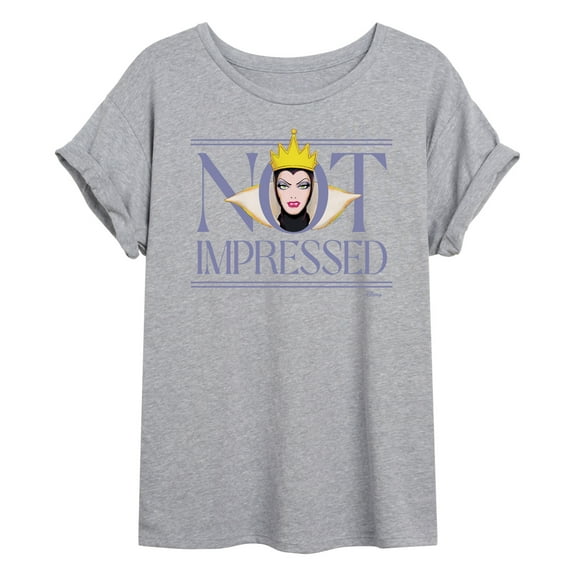 Disney Villains - Not Impressed - Juniors Ideal Flowy Muscle T-Shirt