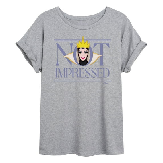 Disney Villains - Not Impressed - Juniors Ideal Flowy Muscle T-Shirt