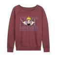 thumbnail image 1 of Disney Villains - Not Impressed - Women's Lightweight French Terry Long Sleeve Shirt, 1 of 5