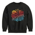 thumbnail image 1 of Disney Villains - One Bite Lettering  - Toddler & Youth Crewneck Fleece Sweatshirt, 1 of 5