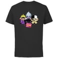 thumbnail image 1 of Disney Villains Queen Ursula Cruella Happily NEVER After - Short Sleeve Cotton T-Shirt for Adults - Customized-Black, 1 of 5