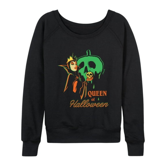 Disney Villains - Queen of Halloween - Women's Lightweight French Terry Long Sleeve Shirt