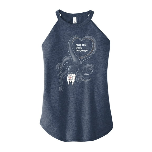 Disney Villains - Read My Body Language Ursula - Juniors High Neck Tank Top