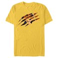 thumbnail image 1 of Disney Villains Scar Claw Slash The Lion King - Short Sleeve Blended T-Shirt for Adults - Customized-Yellow, 1 of 5