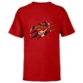 thumbnail image 1 of Disney Villains Scar Claw Slash The Lion King - Short Sleeve T-Shirt for Kids - Customized-Red, 1 of 5