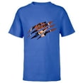 thumbnail image 1 of Disney Villains Scar Claw Slash The Lion King - Short Sleeve T-Shirt for Kids - Customized-Royal, 1 of 5