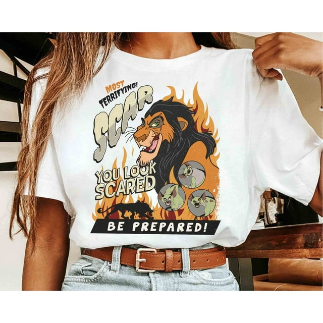 Disney Villains Scar & The Hyenas Shirt, The Lion King Characters Tee