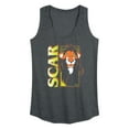 thumbnail image 1 of Disney Villains - Scar - Women's Racerback Graphic Tank, 1 of 3