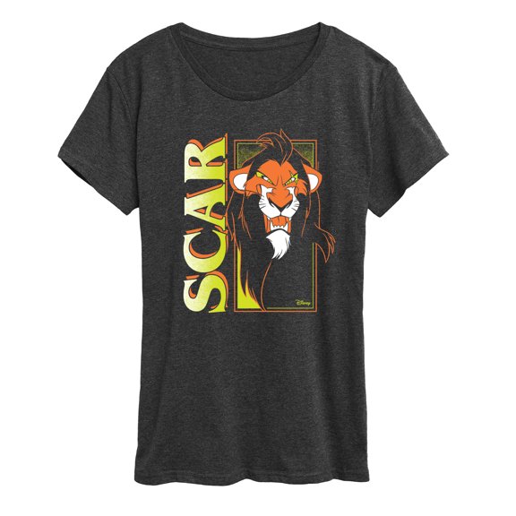 Disney Villains - Scar - Women's Short Sleeve Graphic T-Shirt
