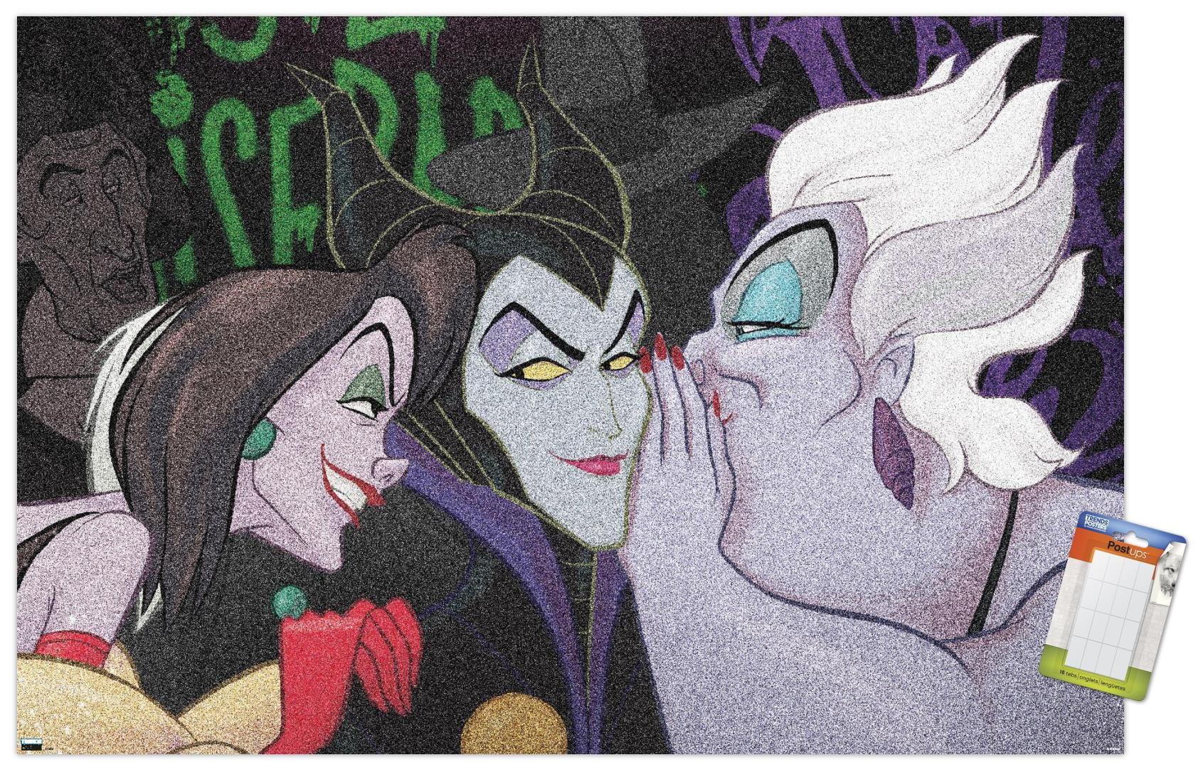 Disney Villains - Secrets Wall Poster, 14.725" x 22.375"