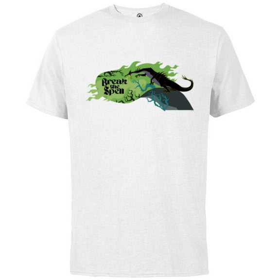 Disney Villains Sleeping Beauty Maleficent Break the Spell - Short Sleeve Cotton T-Shirt for Adults - Customized-White