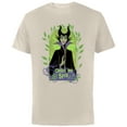 thumbnail image 1 of Disney Villains Sleeping Beauty Maleficent Under My Spell - Short Sleeve Cotton T-Shirt for Adults - Customized-Natural, 1 of 5