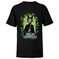thumbnail image 1 of Disney Villains Sleeping Beauty Maleficent Under My Spell - Short Sleeve T-Shirt for Kids - Customized-Black, 1 of 5