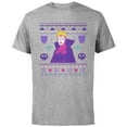 thumbnail image 1 of Disney Villains Snow White Evil Queen Christmas Sweater - Short Sleeve Cotton T-Shirt for Adults - Customized-Athletic Heather, 1 of 5