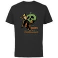 thumbnail image 1 of Disney Villains Snow White Evil Queen of Halloween - Short Sleeve Cotton T-Shirt for Adults - Customized-Black, 1 of 5