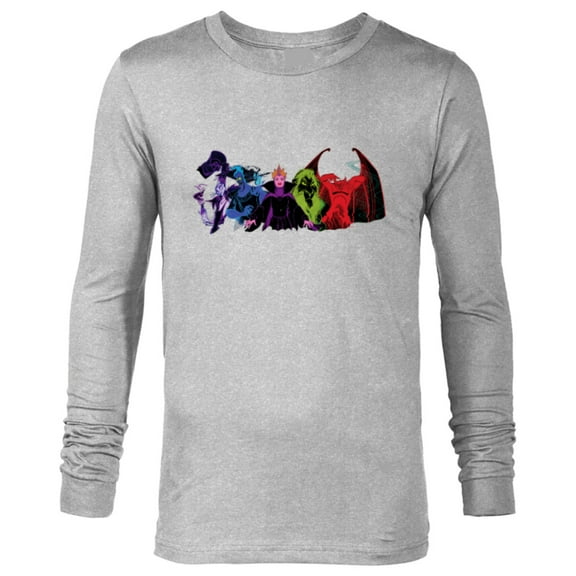 Disney Villains Squad Wickedly Chaotic Colors Anti-Love - Long Sleeve T-Shirt for Men - Customized-Athletic Heather