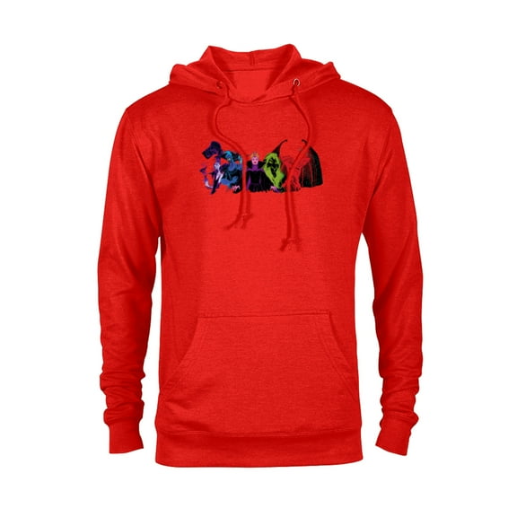 Disney Villains Squad Wickedly Chaotic Colors Anti-Love - Pullover Hoodie for Adults - Customized-Red