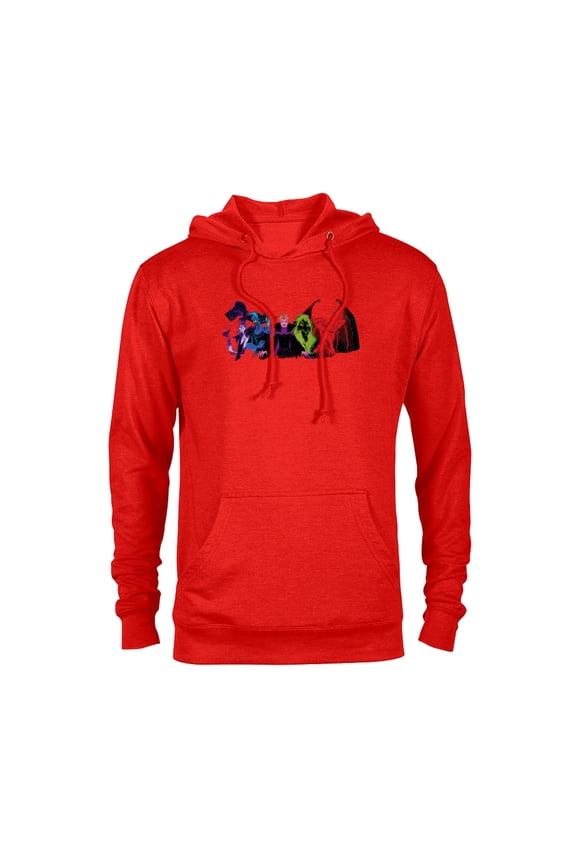Villains Squad Wickedly Chaotic Colors Anti-Love - Pullover Hoodie for Adults - Customized-Red