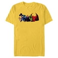 thumbnail image 1 of Disney Villains Squad Wickedly Chaotic Colors Anti-Love - Short Sleeve Blended T-Shirt for Adults - Customized-Yellow, 1 of 5