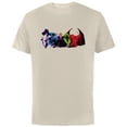 thumbnail image 1 of Disney Villains Squad Wickedly Chaotic Colors Anti-Love - Short Sleeve Cotton T-Shirt for Adults - Customized-Natural, 1 of 5