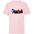 thumbnail image 1 of Disney Villains Squad Wickedly Chaotic Colors Anti-Love - Short Sleeve T-Shirt for Kids - Customized-Soft Pink, 1 of 5