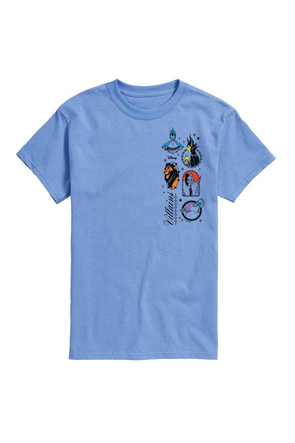 - Villains Stack - Men's Short Sleeve Graphic T-Shirt