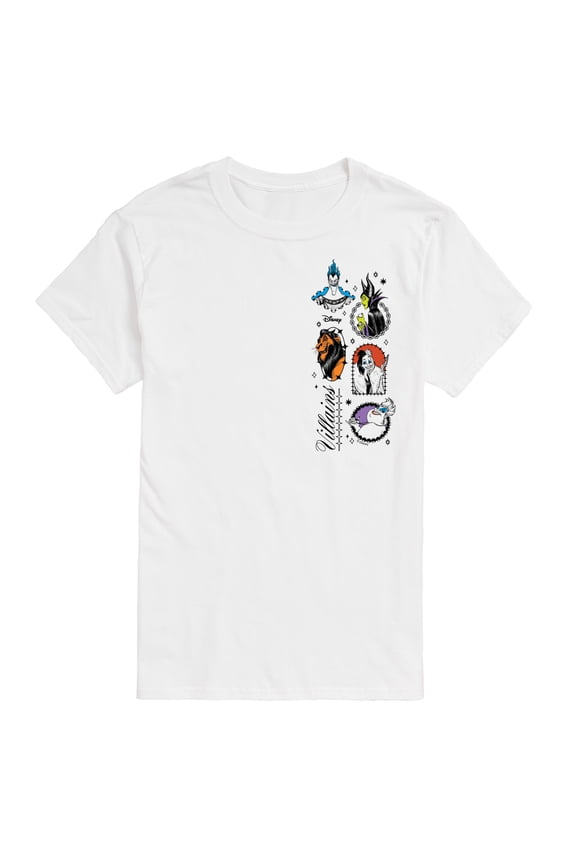 - Villains Stack - Men's Short Sleeve Graphic T-Shirt