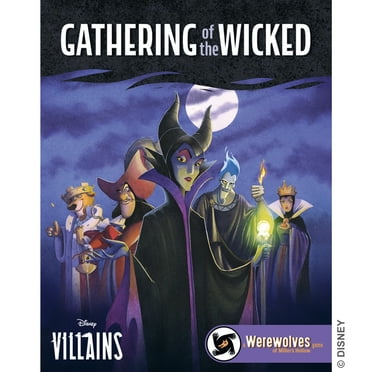 Disney Villains: The Werewolves of Miller's Hollow Card Game for Ages 10 and up from Asmodee