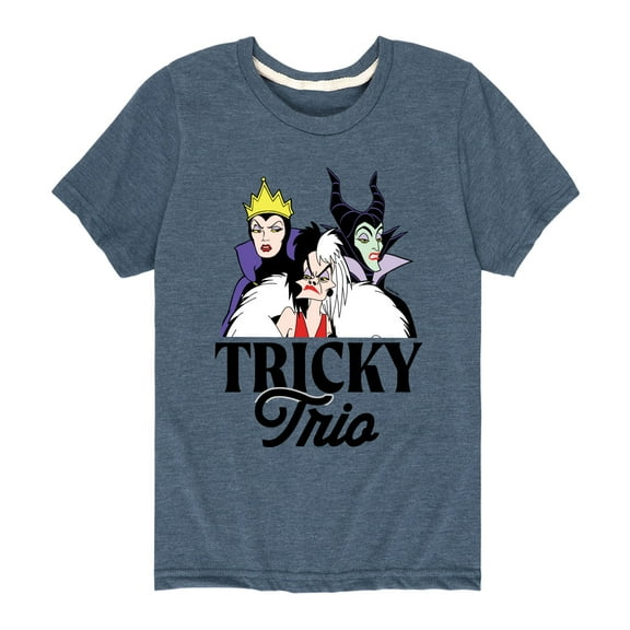 Disney Villains - Tricky Trio - Toddler And Youth Short Sleeve Graphic T-Shirt