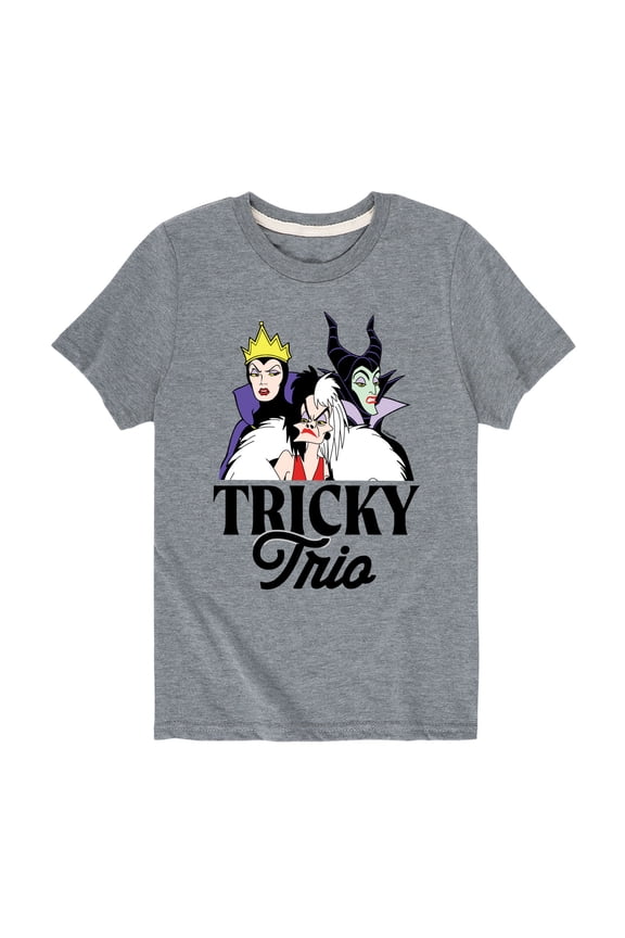 Villains - Tricky Trio - Toddler And Youth Short Sleeve Graphic T-Shirt