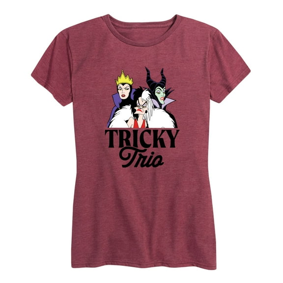 Disney Villains - Tricky Trio - Women's Short Sleeve Graphic T-Shirt
