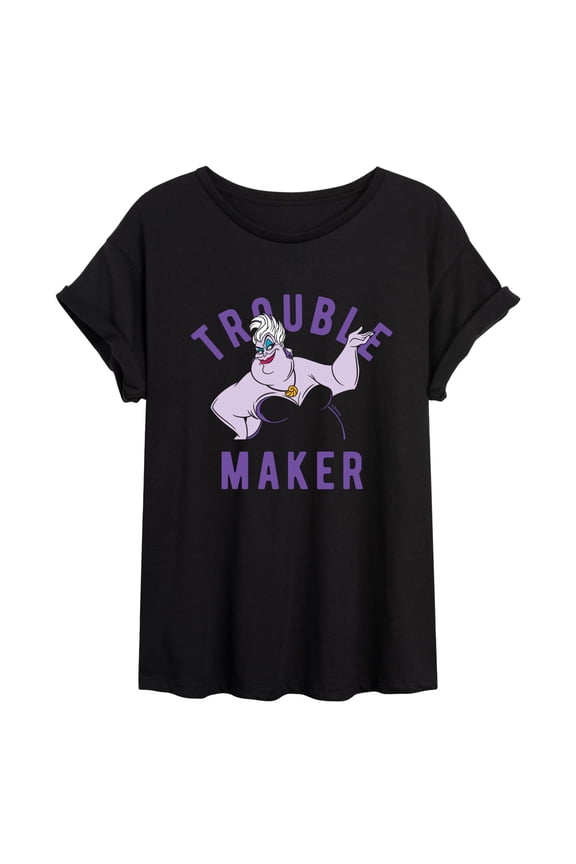 Villains - Trouble Maker - Juniors Ideal Flowy Muscle T-Shirt