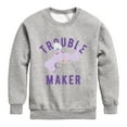 thumbnail image 1 of Disney Villains - Trouble Maker - Toddler And Youth Crewneck Fleece Sweatshirt, 1 of 5