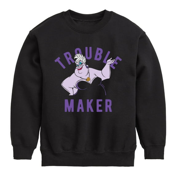 Disney Villains - Trouble Maker - Toddler And Youth Crewneck Fleece Sweatshirt