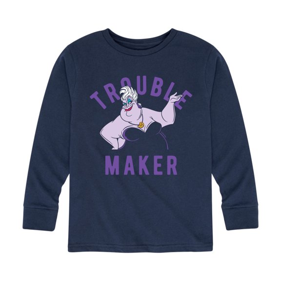 Disney Villains - Trouble Maker - Toddler And Youth Long Sleeve Graphic T-Shirt