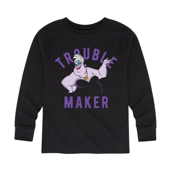 Disney Villains - Trouble Maker - Toddler And Youth Long Sleeve Graphic T-Shirt