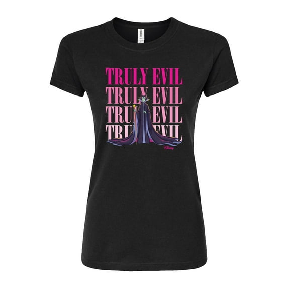 Disney Villains - Truly Evil Maleficent - Juniors Fitted Graphic T-Shirt