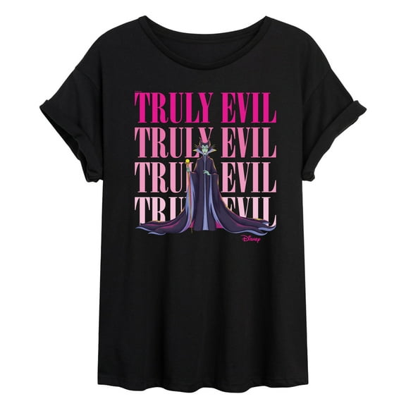 Disney Villains - Truly Evil Maleficent - Juniors Ideal Flowy Muscle T-Shirt