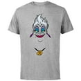 thumbnail image 1 of Disney Villains Ursula Big Face T-Shirt - Short Sleeve Cotton T-Shirt for Adults - Customized-Athletic Heather, 1 of 5